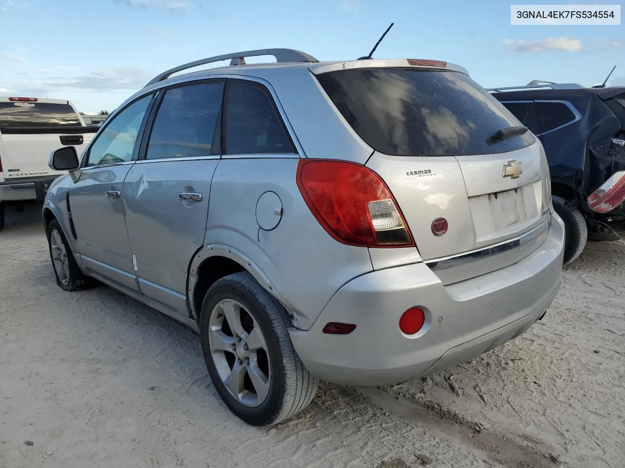 2015 Chevrolet Captiva Ltz VIN: 3GNAL4EK7FS534554 Lot: 76931294