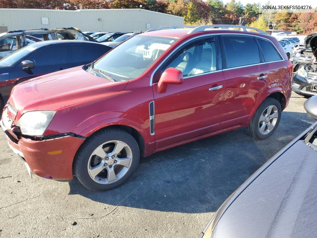 2015 Chevrolet Captiva Lt VIN: 3GNAL3EK6FS504276 Lot: 77967574