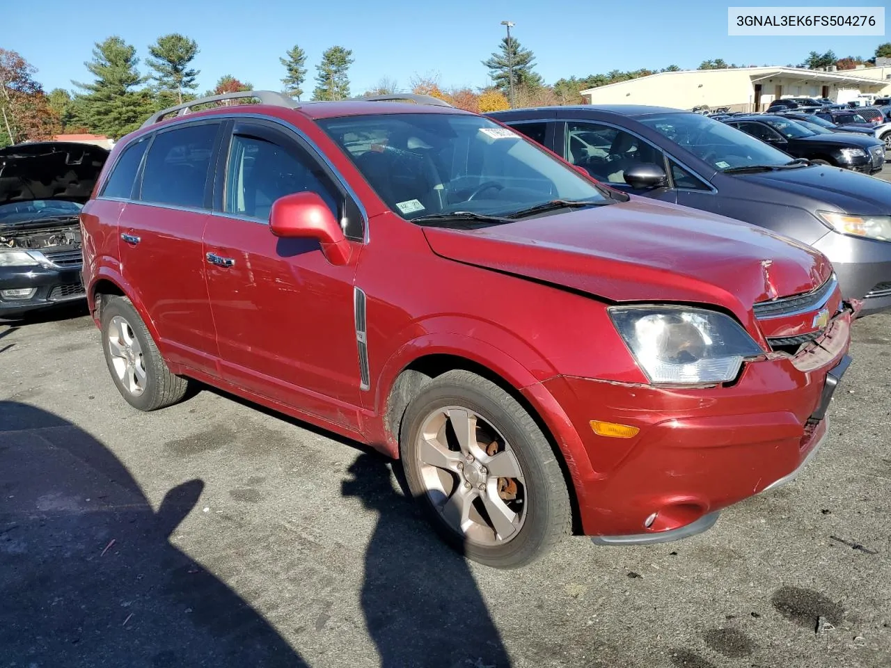 2015 Chevrolet Captiva Lt VIN: 3GNAL3EK6FS504276 Lot: 77967574