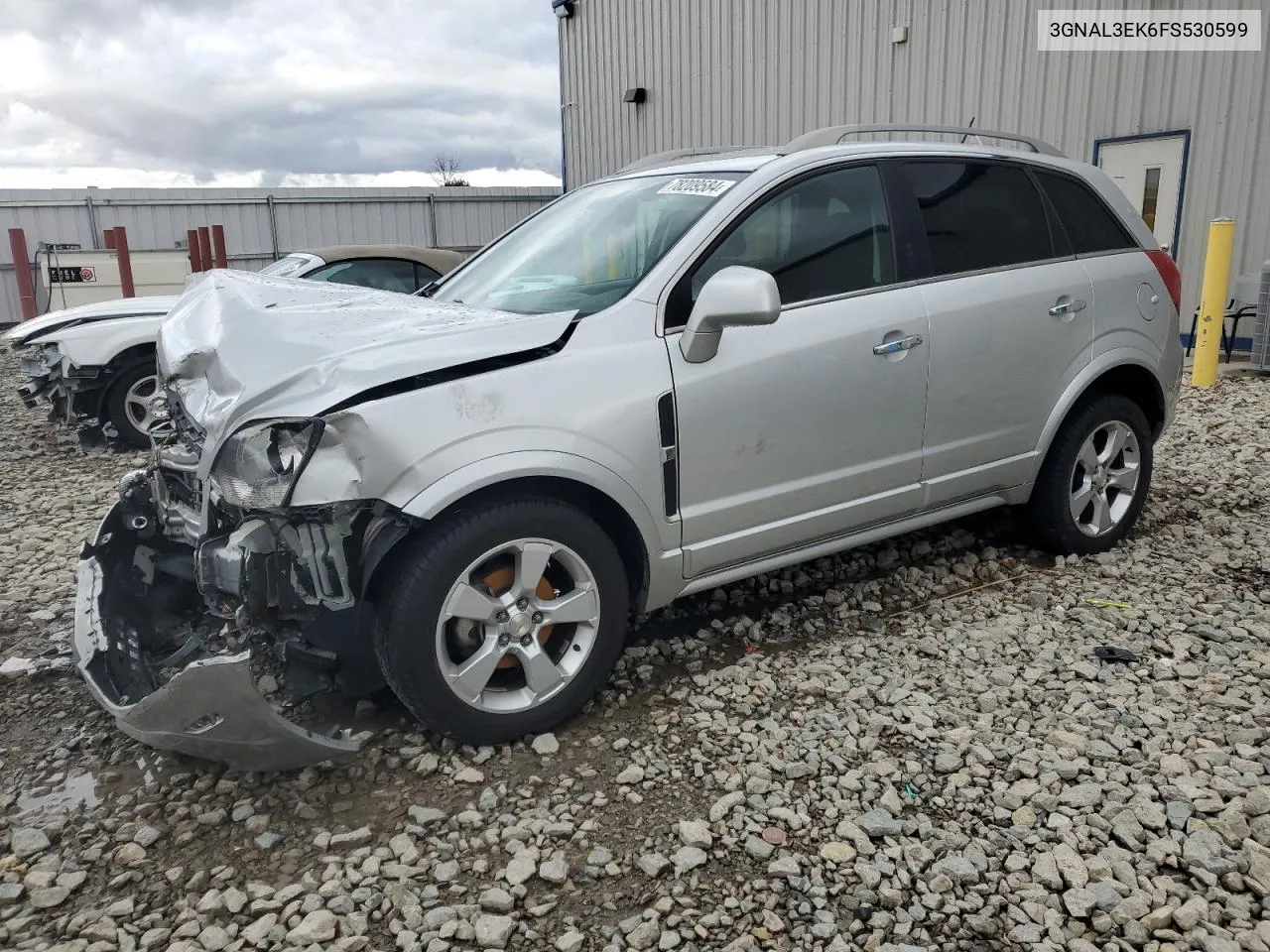 2015 Chevrolet Captiva Lt VIN: 3GNAL3EK6FS530599 Lot: 78209584