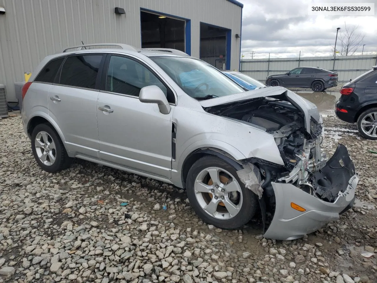 2015 Chevrolet Captiva Lt VIN: 3GNAL3EK6FS530599 Lot: 78209584