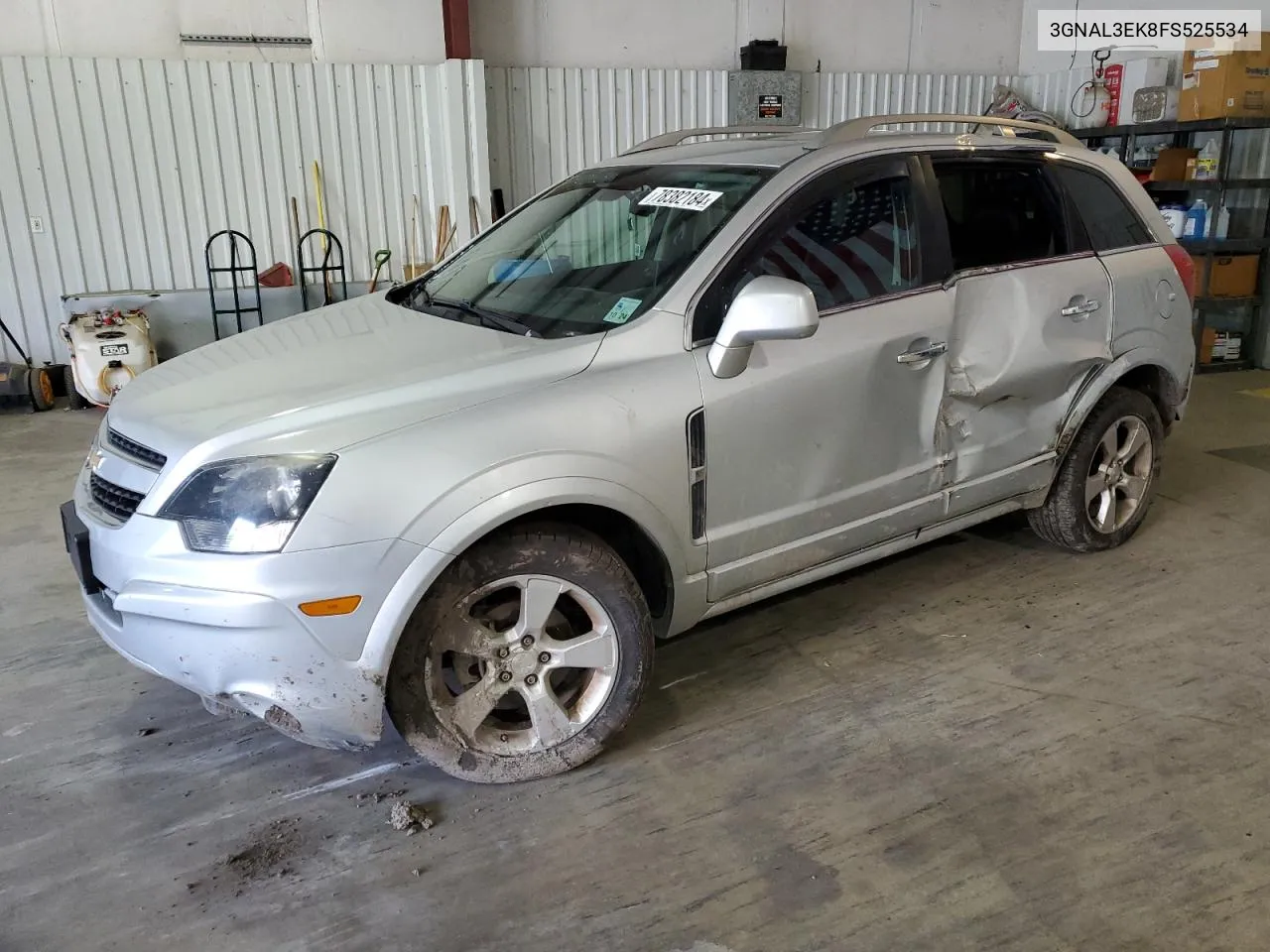 2015 Chevrolet Captiva Lt VIN: 3GNAL3EK8FS525534 Lot: 78382184