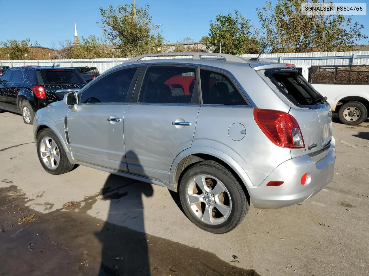 2015 Chevrolet Captiva Lt VIN: 3GNAL3EK1FS504766 Lot: 80213884