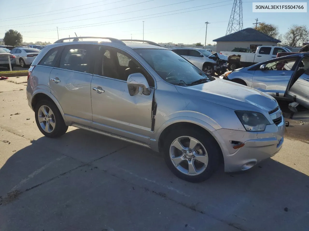 2015 Chevrolet Captiva Lt VIN: 3GNAL3EK1FS504766 Lot: 80213884