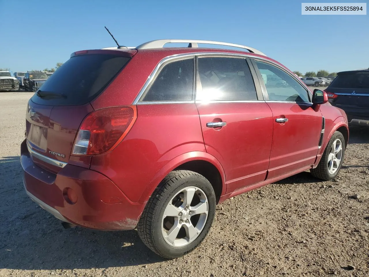 2015 Chevrolet Captiva Lt VIN: 3GNAL3EK5FS525894 Lot: 80333694