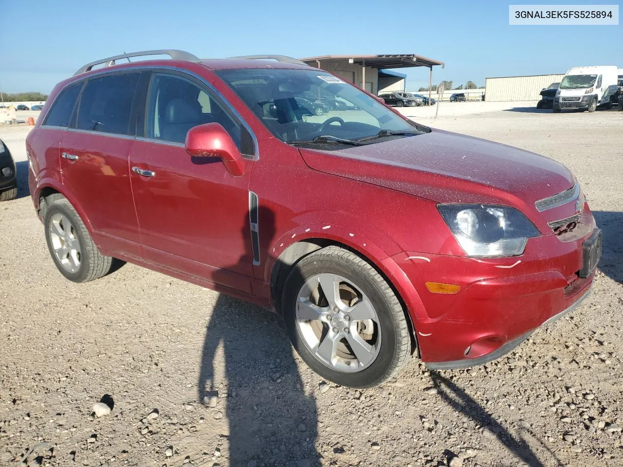 2015 Chevrolet Captiva Lt VIN: 3GNAL3EK5FS525894 Lot: 80333694