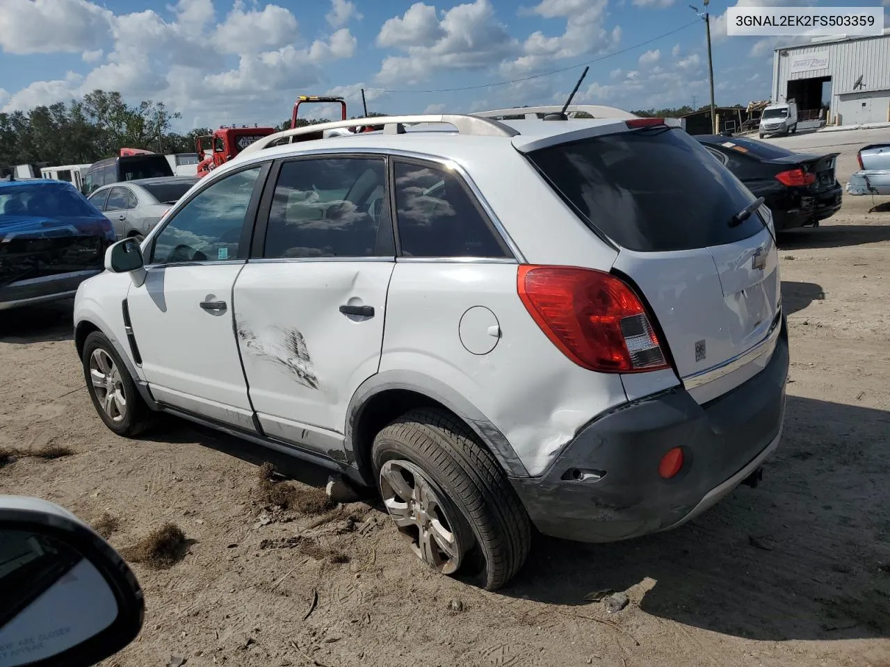 2015 Chevrolet Captiva Ls VIN: 3GNAL2EK2FS503359 Lot: 80503174