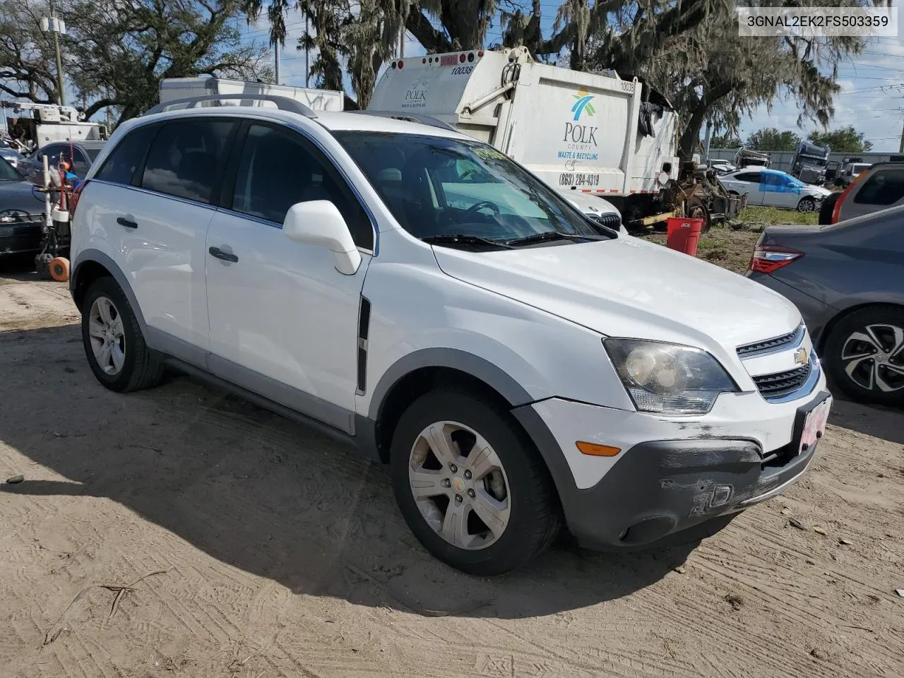 2015 Chevrolet Captiva Ls VIN: 3GNAL2EK2FS503359 Lot: 80503174