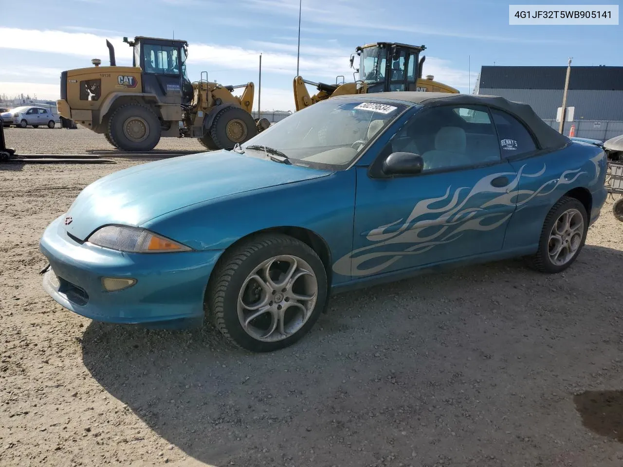 1998 Chevrolet Cavalier Z24 VIN: 4G1JF32T5WB905141 Lot: 50279634