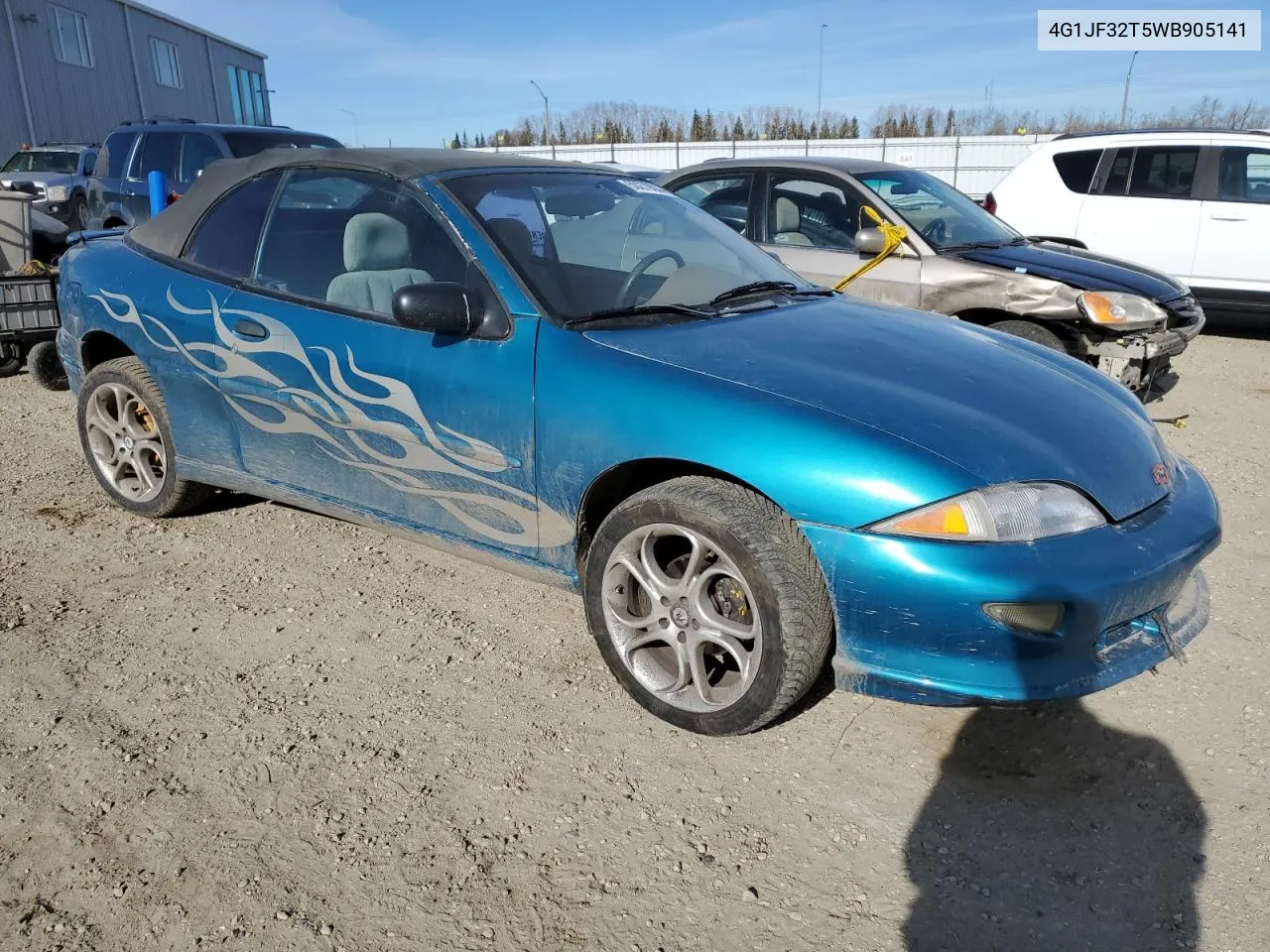 1998 Chevrolet Cavalier Z24 VIN: 4G1JF32T5WB905141 Lot: 50279634