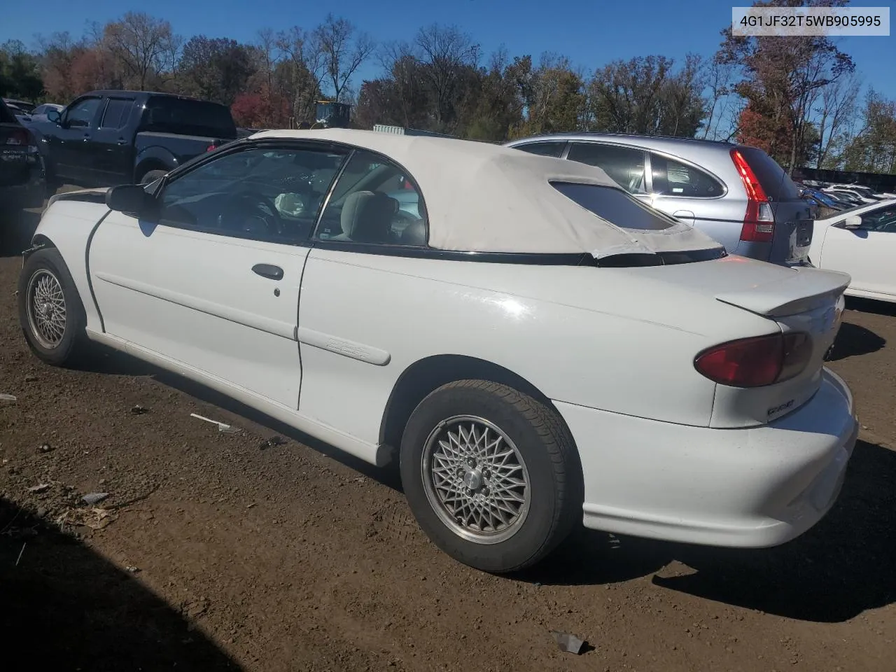 1998 Chevrolet Cavalier Z24 VIN: 4G1JF32T5WB905995 Lot: 74454004