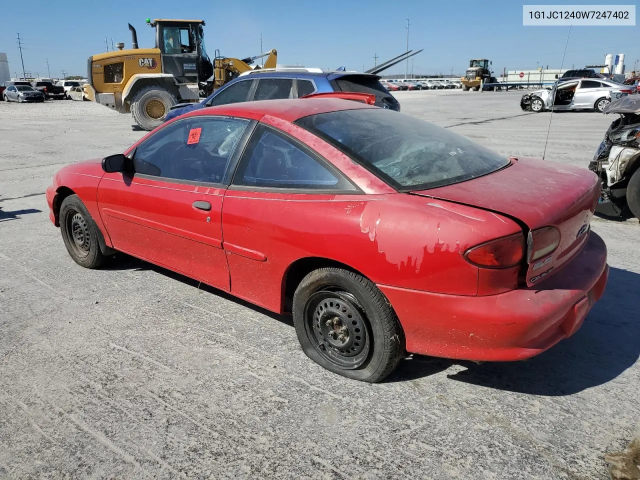 1998 Chevrolet Cavalier Base VIN: 1G1JC1240W7247402 Lot: 77170784