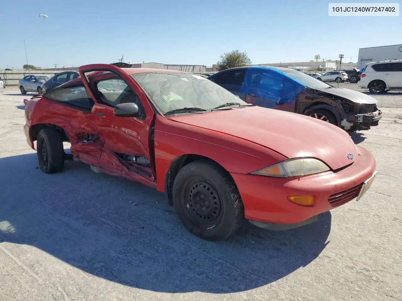 1998 Chevrolet Cavalier Base VIN: 1G1JC1240W7247402 Lot: 77170784