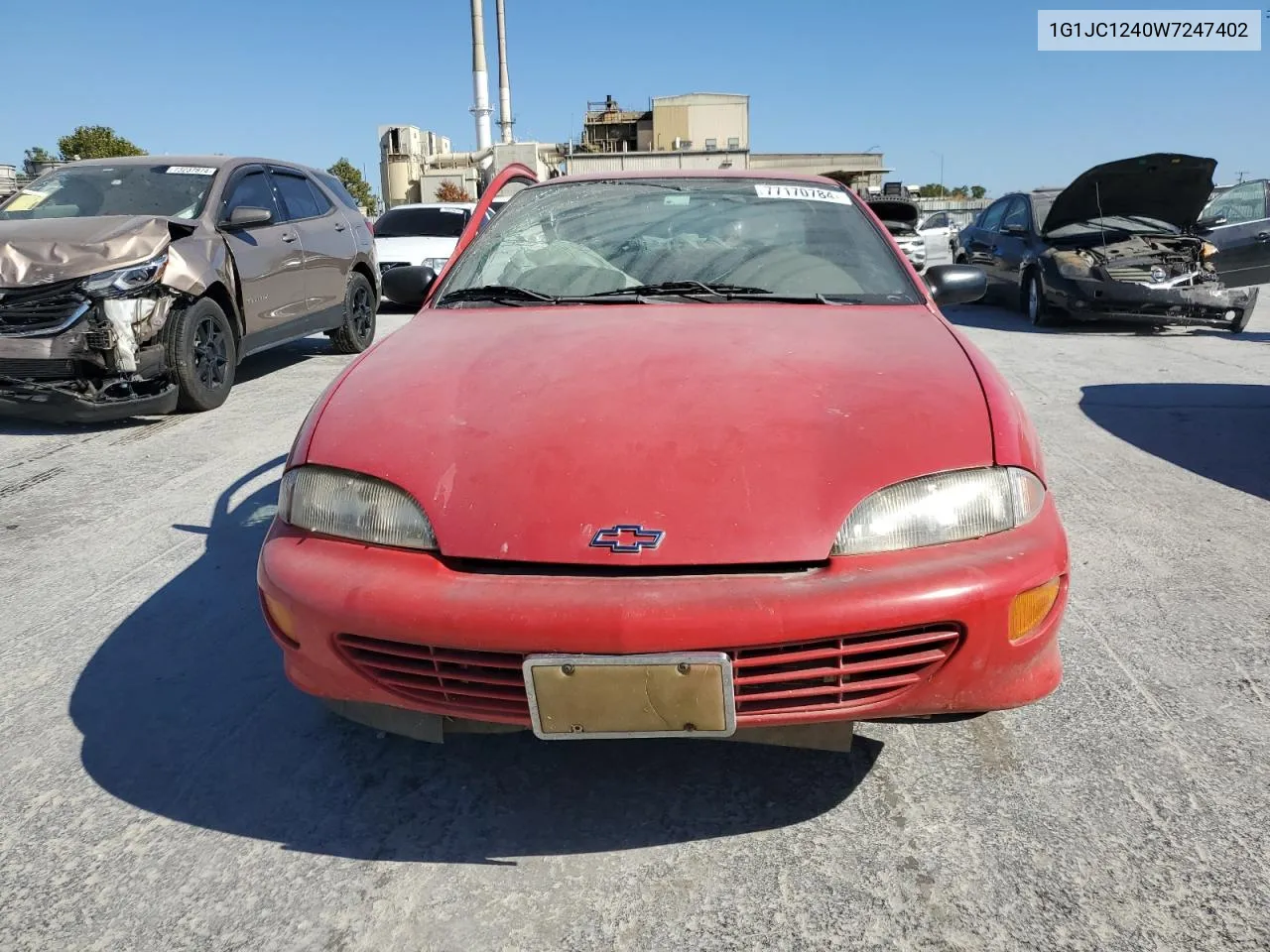 1998 Chevrolet Cavalier Base VIN: 1G1JC1240W7247402 Lot: 77170784