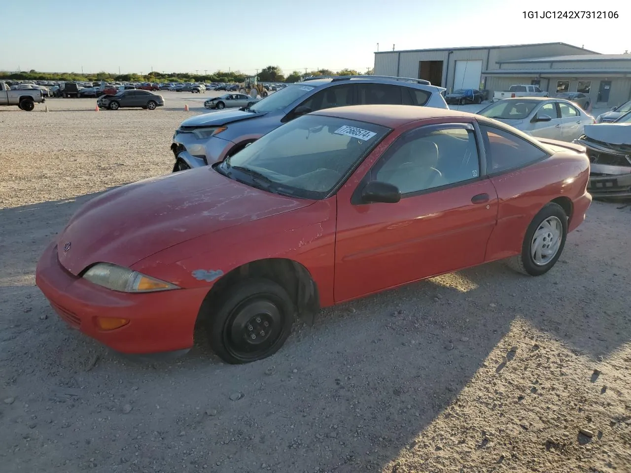 1999 Chevrolet Cavalier Base VIN: 1G1JC1242X7312106 Lot: 77560574