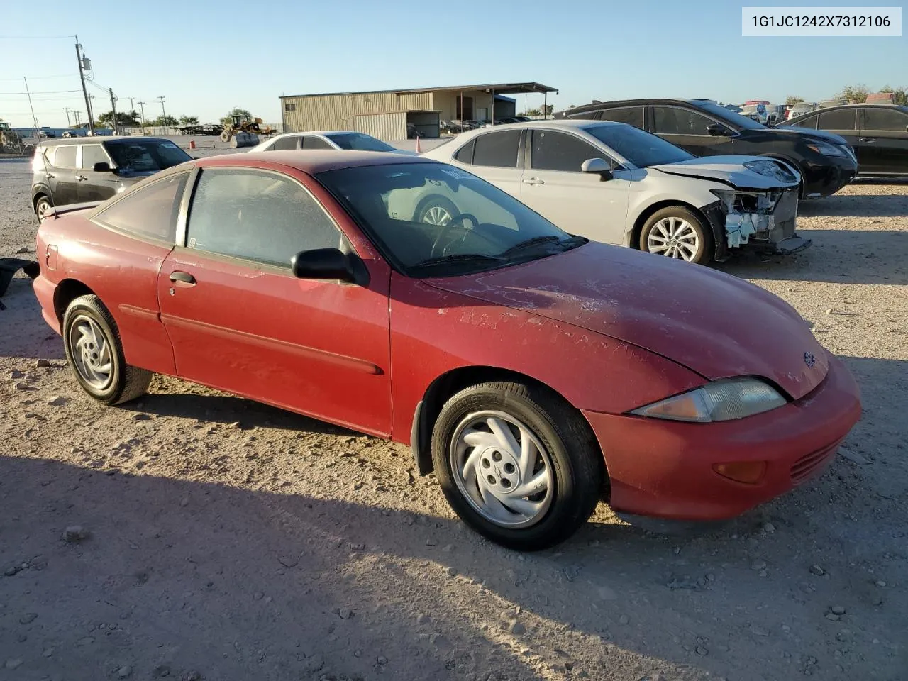 1999 Chevrolet Cavalier Base VIN: 1G1JC1242X7312106 Lot: 77560574