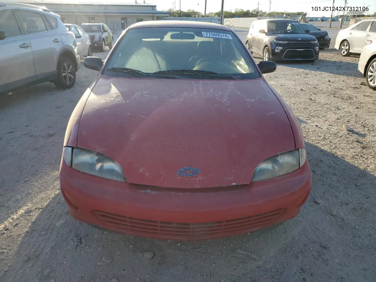 1999 Chevrolet Cavalier Base VIN: 1G1JC1242X7312106 Lot: 77560574