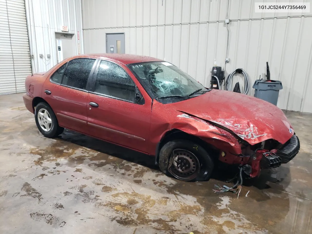 2000 Chevrolet Cavalier VIN: 1G1JC5244Y7356469 Lot: 52521524