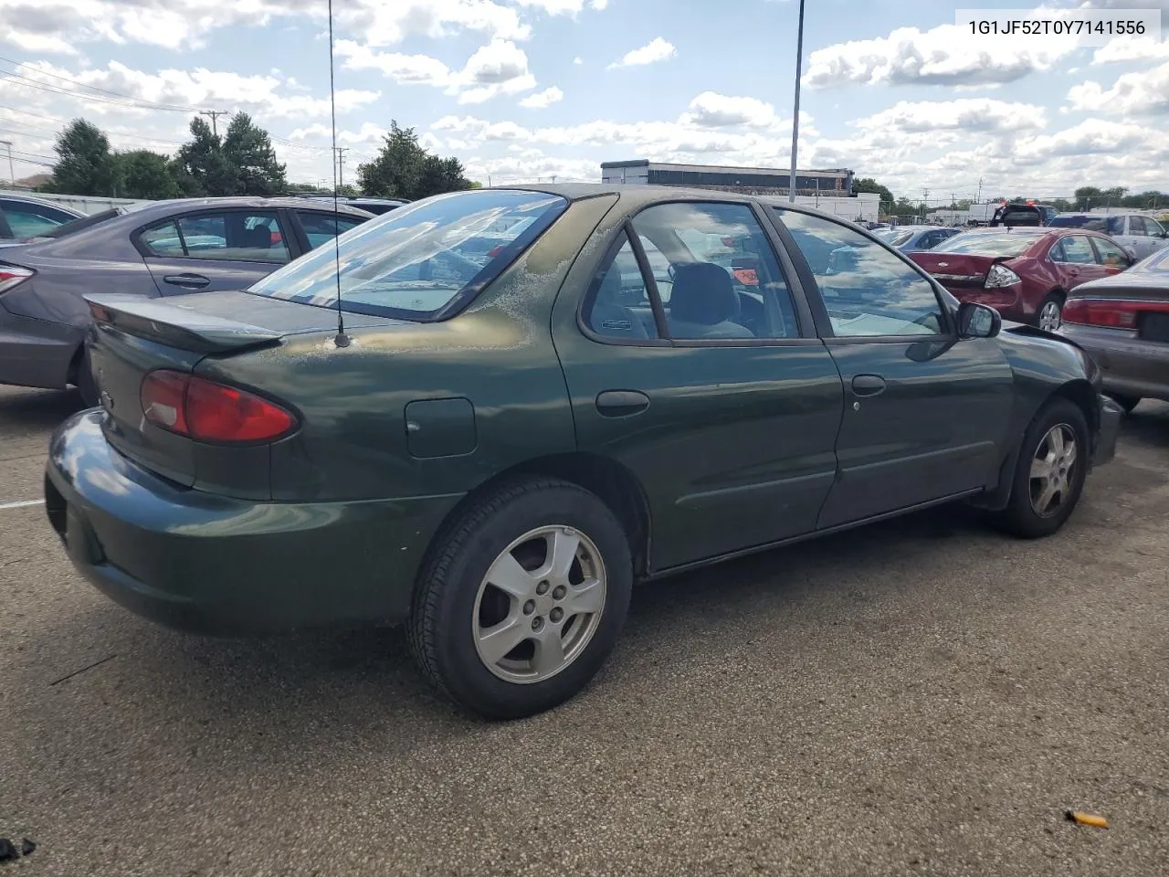 2000 Chevrolet Cavalier Ls VIN: 1G1JF52T0Y7141556 Lot: 63632464