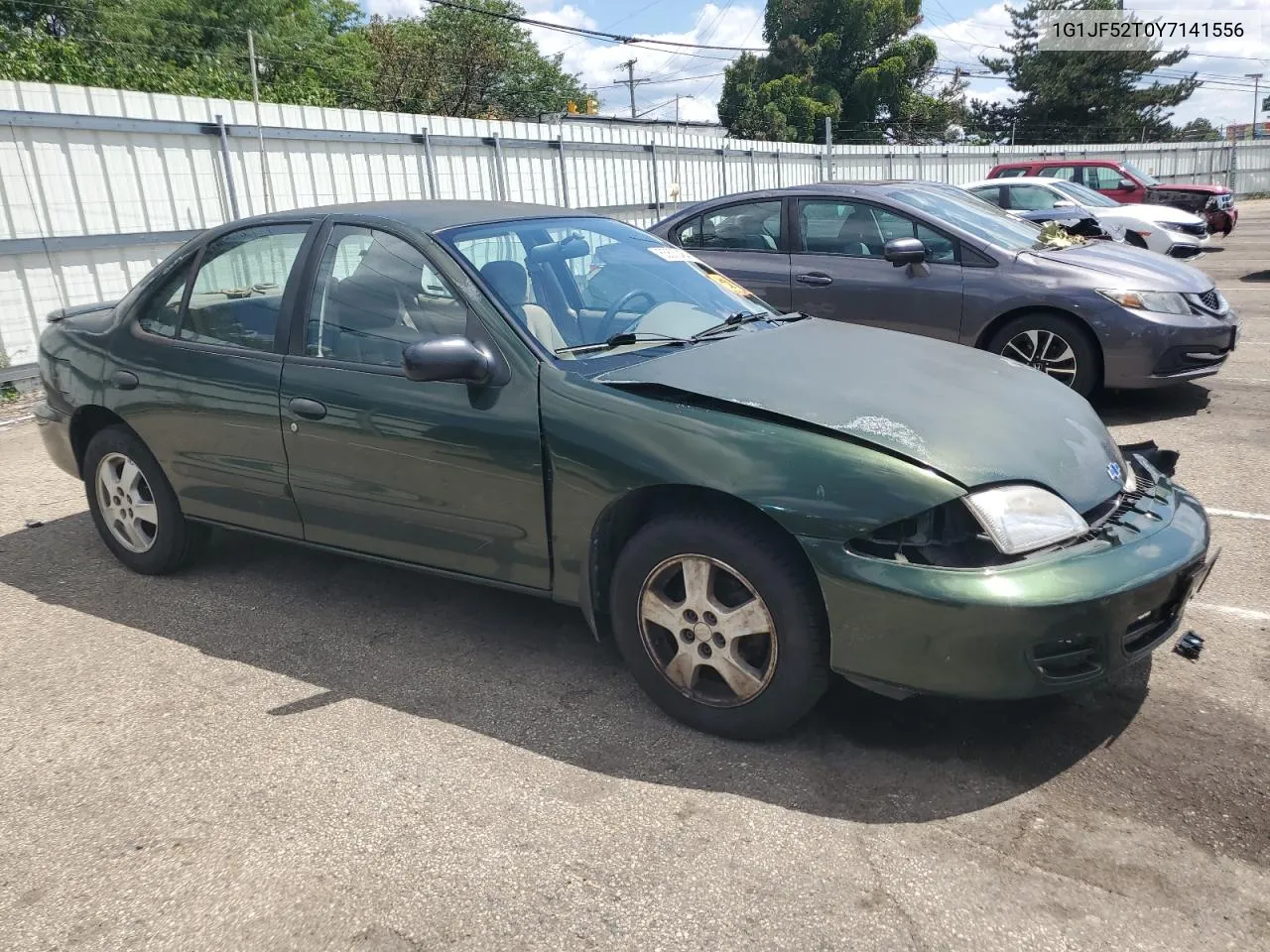 2000 Chevrolet Cavalier Ls VIN: 1G1JF52T0Y7141556 Lot: 63632464