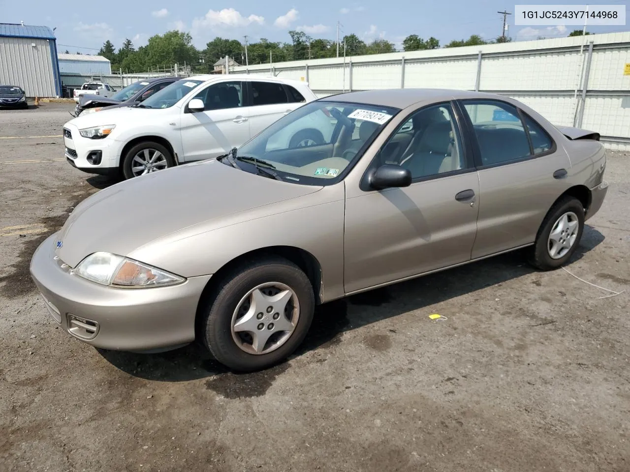 2000 Chevrolet Cavalier VIN: 1G1JC5243Y7144968 Lot: 67709374