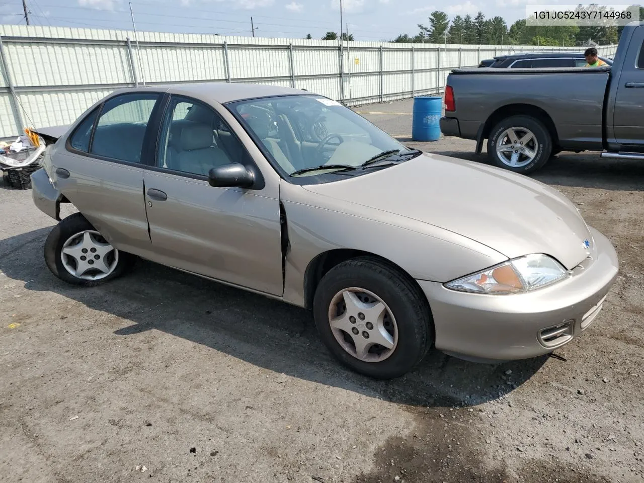 2000 Chevrolet Cavalier VIN: 1G1JC5243Y7144968 Lot: 67709374