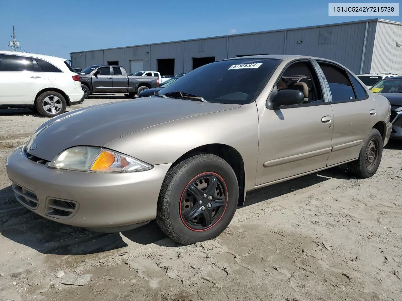 2000 Chevrolet Cavalier VIN: 1G1JC5242Y7215738 Lot: 67886564