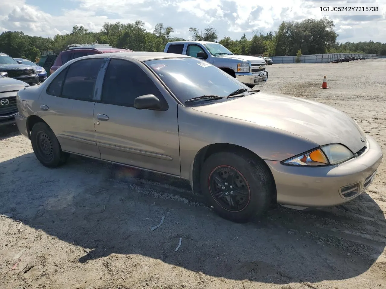 2000 Chevrolet Cavalier VIN: 1G1JC5242Y7215738 Lot: 67886564