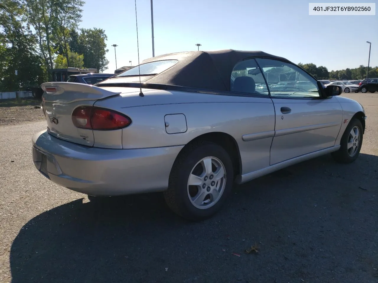 2000 Chevrolet Cavalier Z24 VIN: 4G1JF32T6YB902560 Lot: 69626284