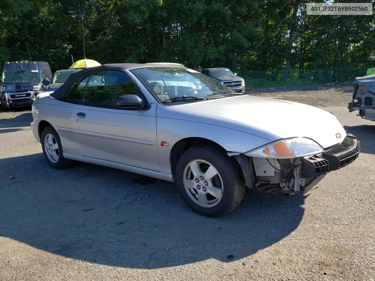 2000 Chevrolet Cavalier Z24 VIN: 4G1JF32T6YB902560 Lot: 69626284