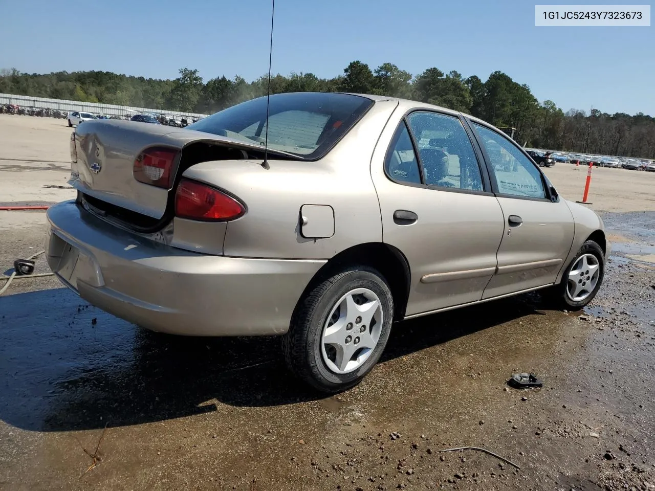 2000 Chevrolet Cavalier VIN: 1G1JC5243Y7323673 Lot: 72417734