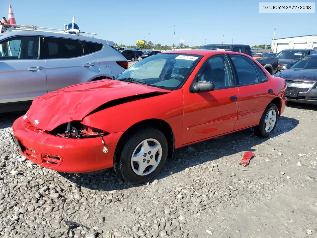 2000 Chevrolet Cavalier VIN: 1G1JC5243Y7273048 Lot: 73121744