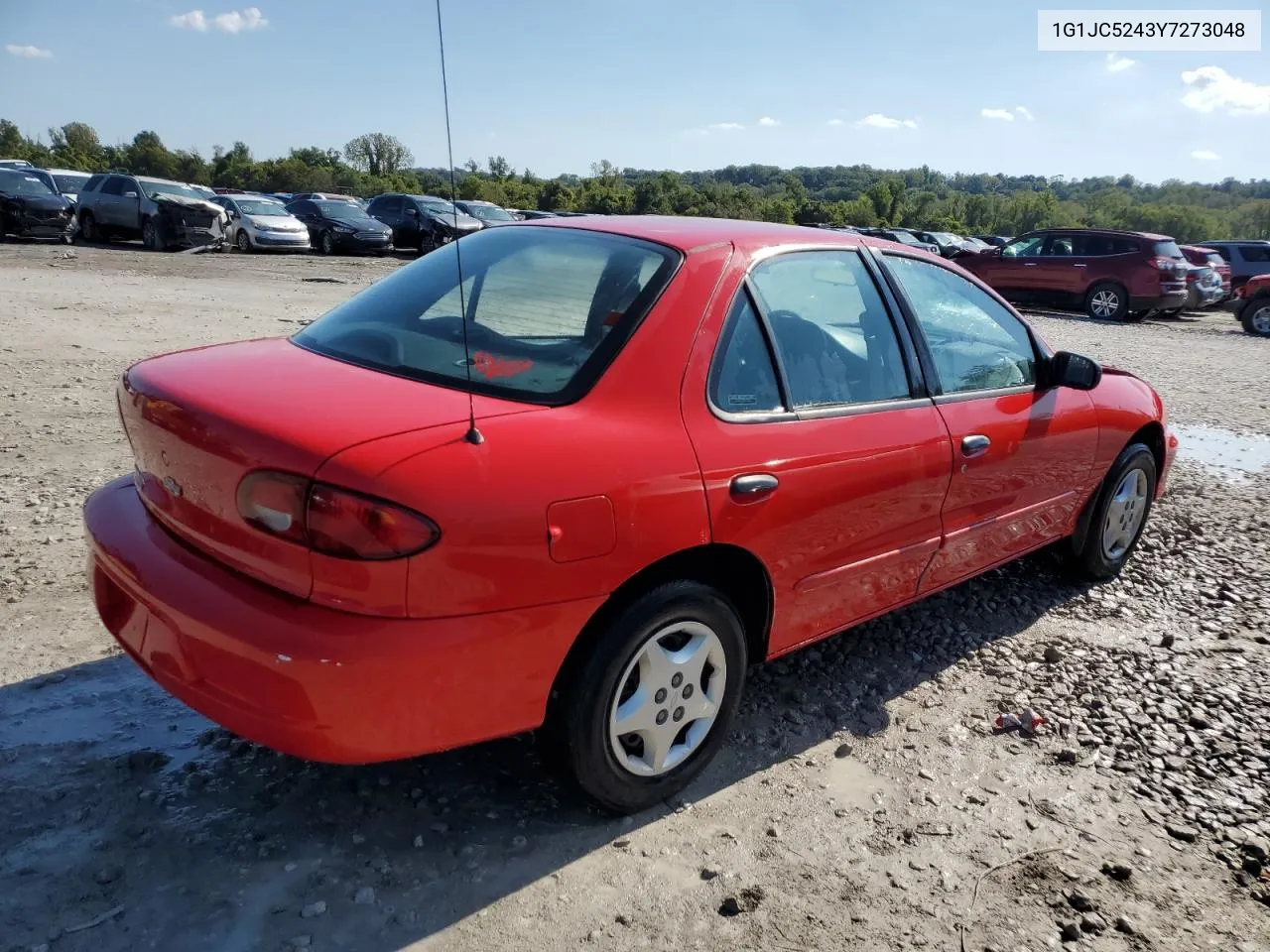 2000 Chevrolet Cavalier VIN: 1G1JC5243Y7273048 Lot: 73121744