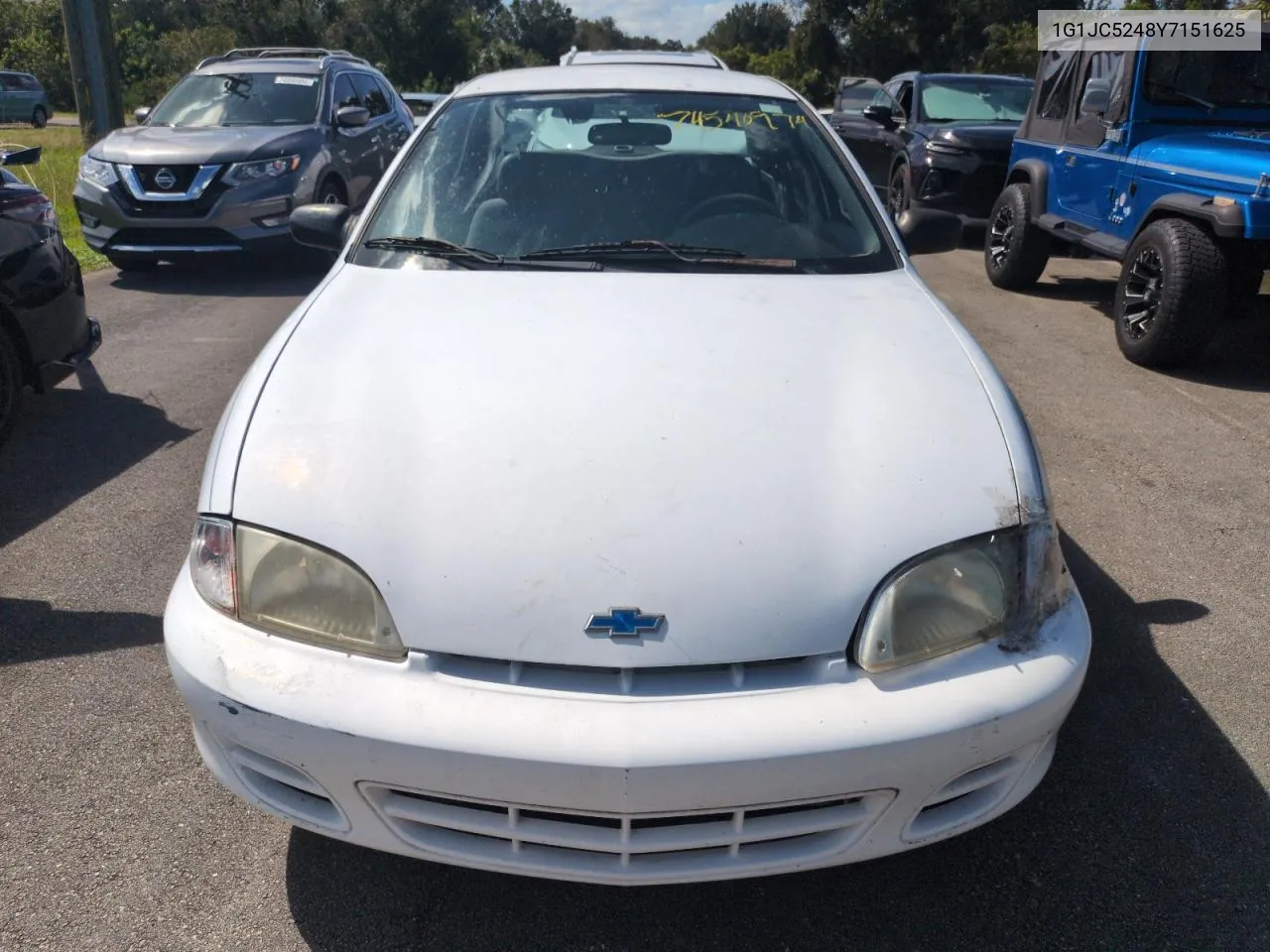 2000 Chevrolet Cavalier VIN: 1G1JC5248Y7151625 Lot: 74540974