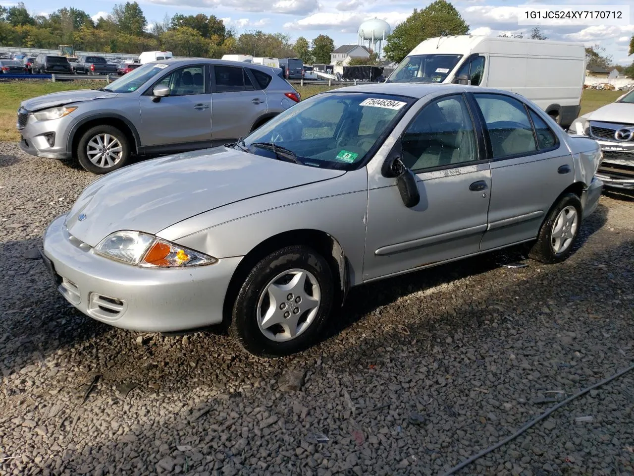 2000 Chevrolet Cavalier VIN: 1G1JC524XY7170712 Lot: 75046394