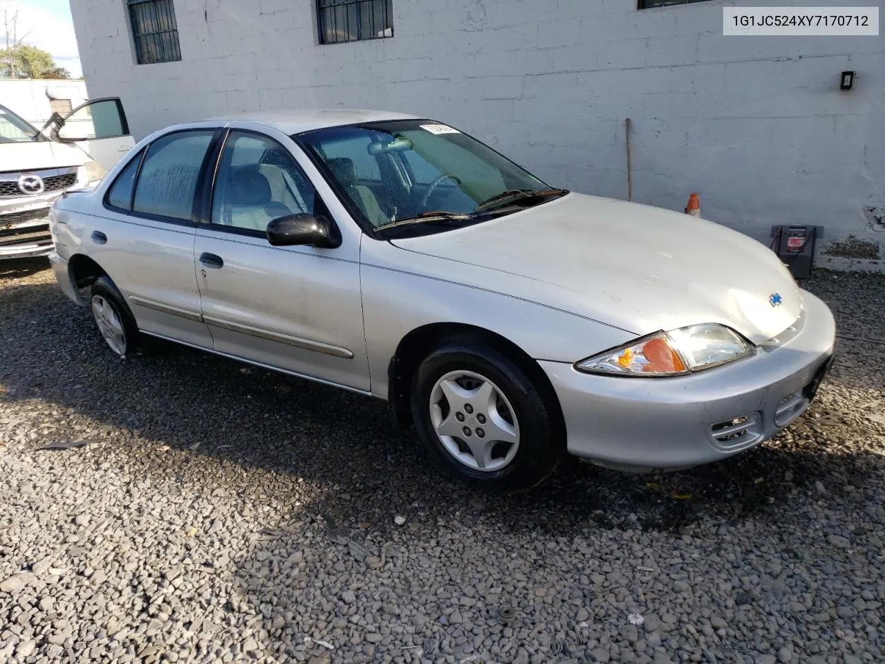 2000 Chevrolet Cavalier VIN: 1G1JC524XY7170712 Lot: 75046394