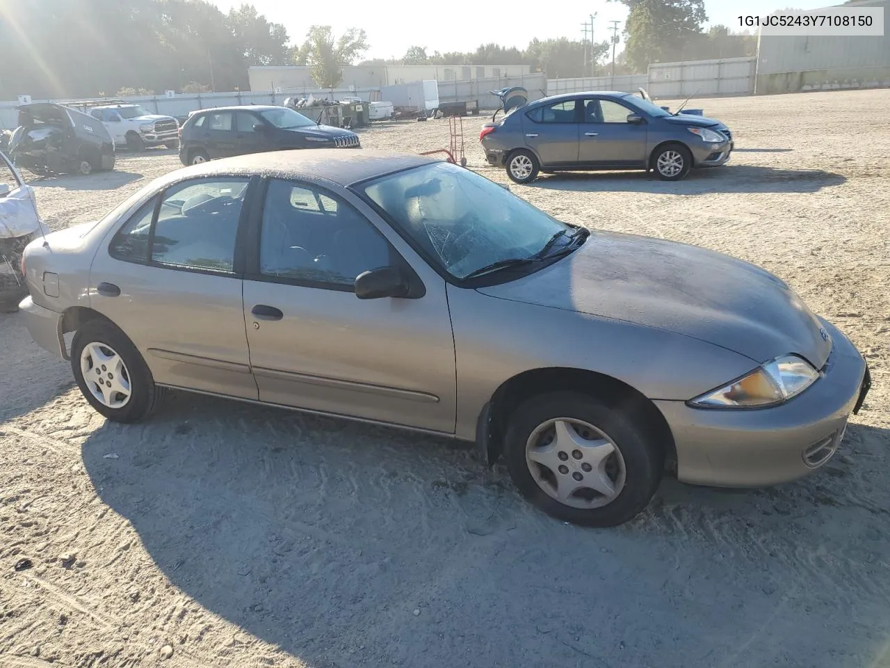 2000 Chevrolet Cavalier VIN: 1G1JC5243Y7108150 Lot: 75054404