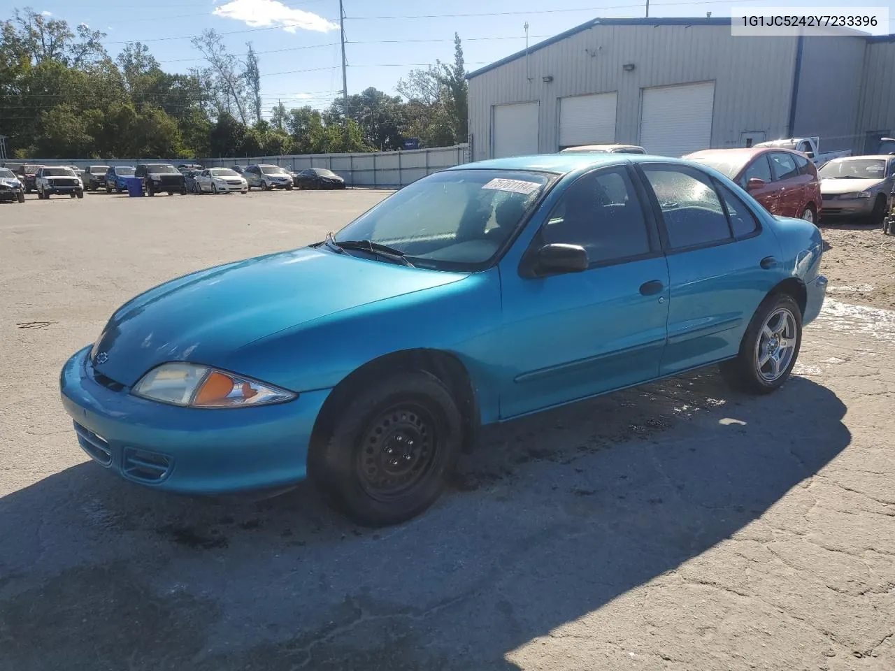 2000 Chevrolet Cavalier VIN: 1G1JC5242Y7233396 Lot: 75761184