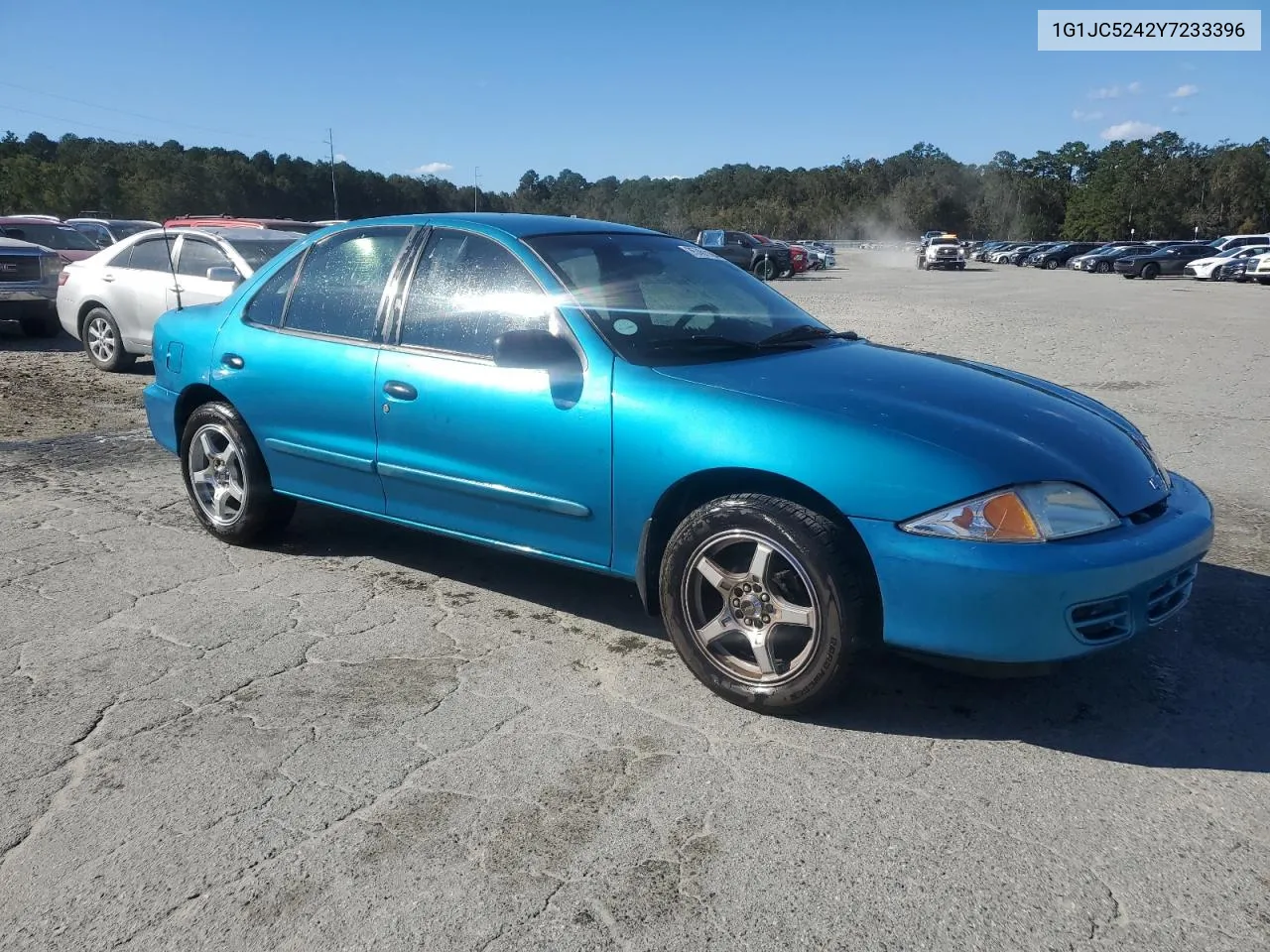 2000 Chevrolet Cavalier VIN: 1G1JC5242Y7233396 Lot: 75761184