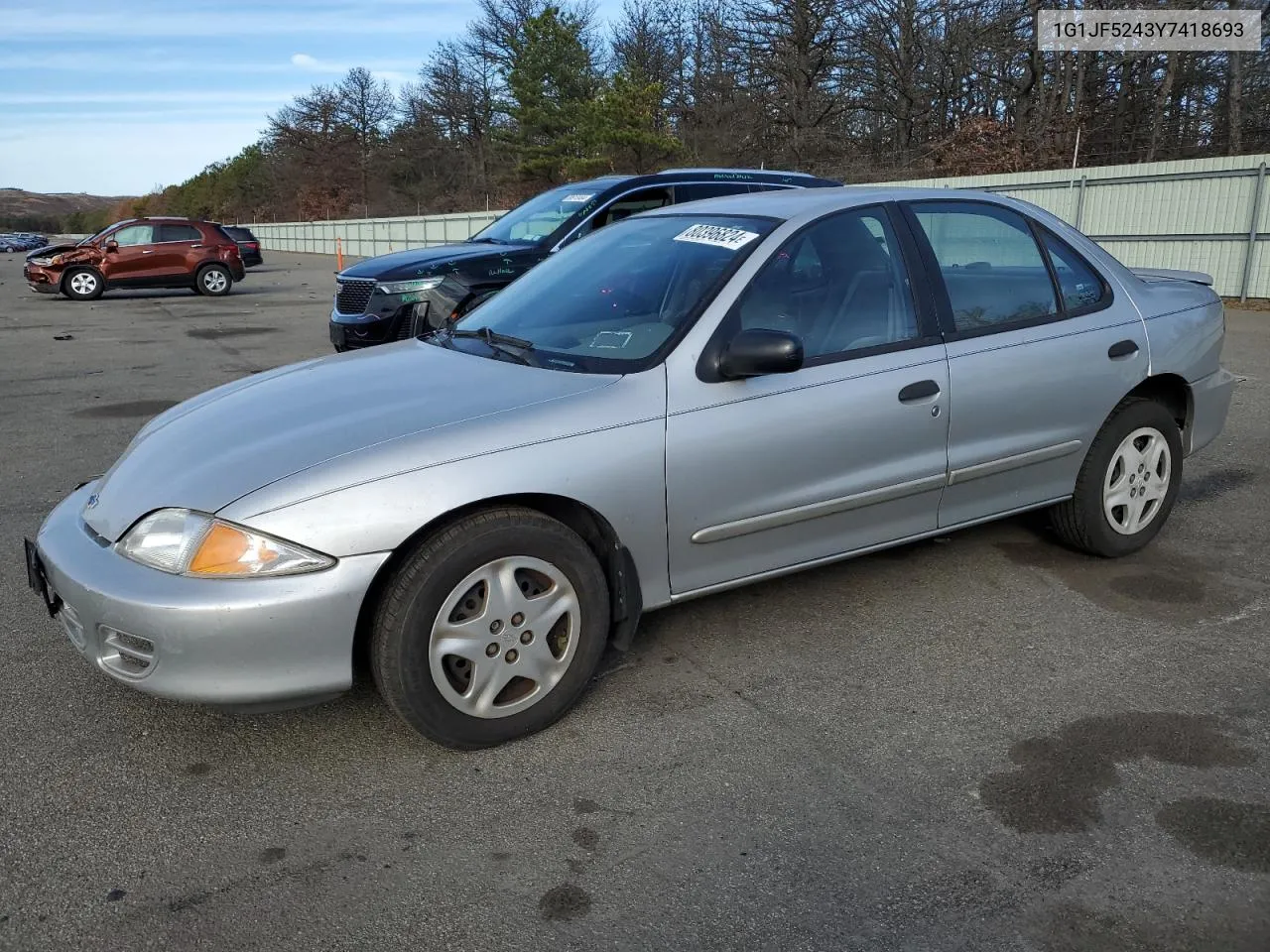 2000 Chevrolet Cavalier Ls VIN: 1G1JF5243Y7418693 Lot: 80396824