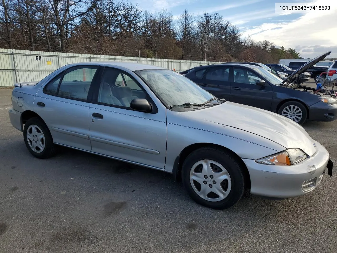 2000 Chevrolet Cavalier Ls VIN: 1G1JF5243Y7418693 Lot: 80396824