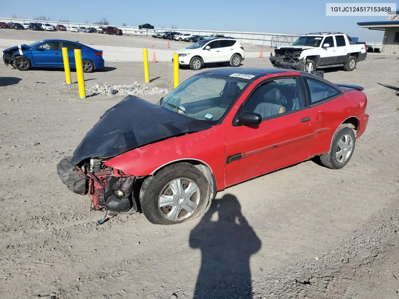 2001 Chevrolet Cavalier VIN: 1G1JC124517153458 Lot: 43972554