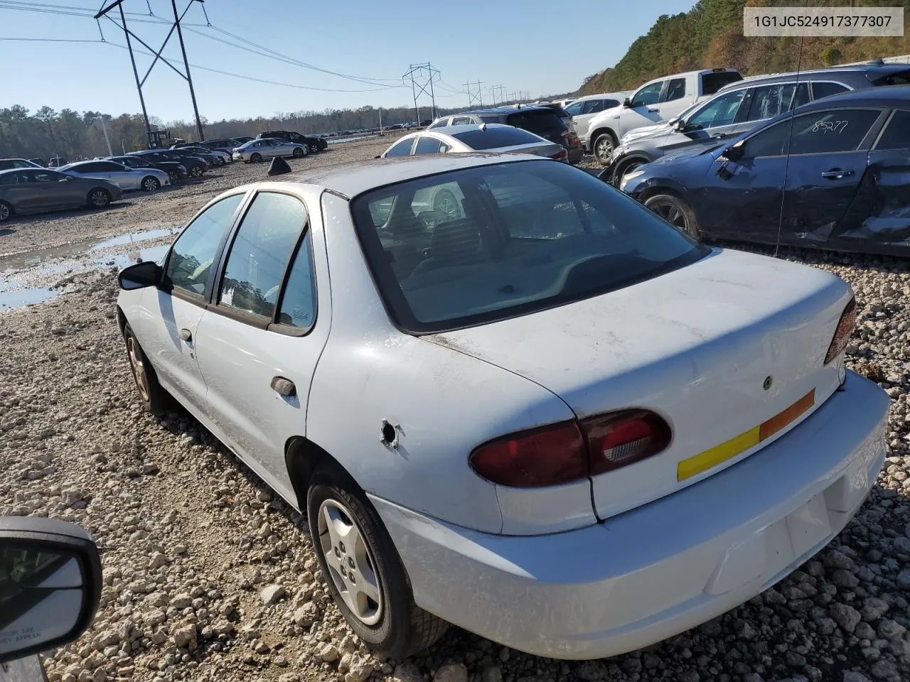 2001 Chevrolet Cavalier Base VIN: 1G1JC524917377307 Lot: 73860993