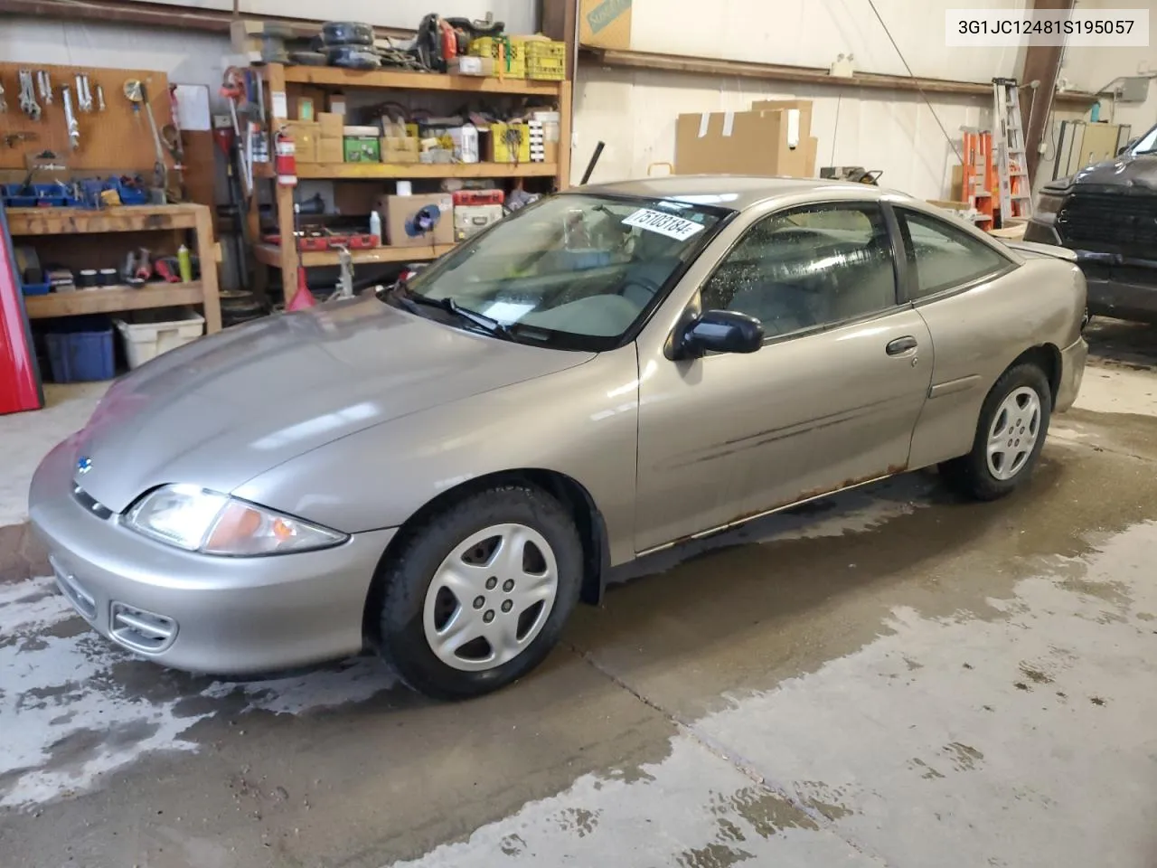 2001 Chevrolet Cavalier VIN: 3G1JC12481S195057 Lot: 75103184