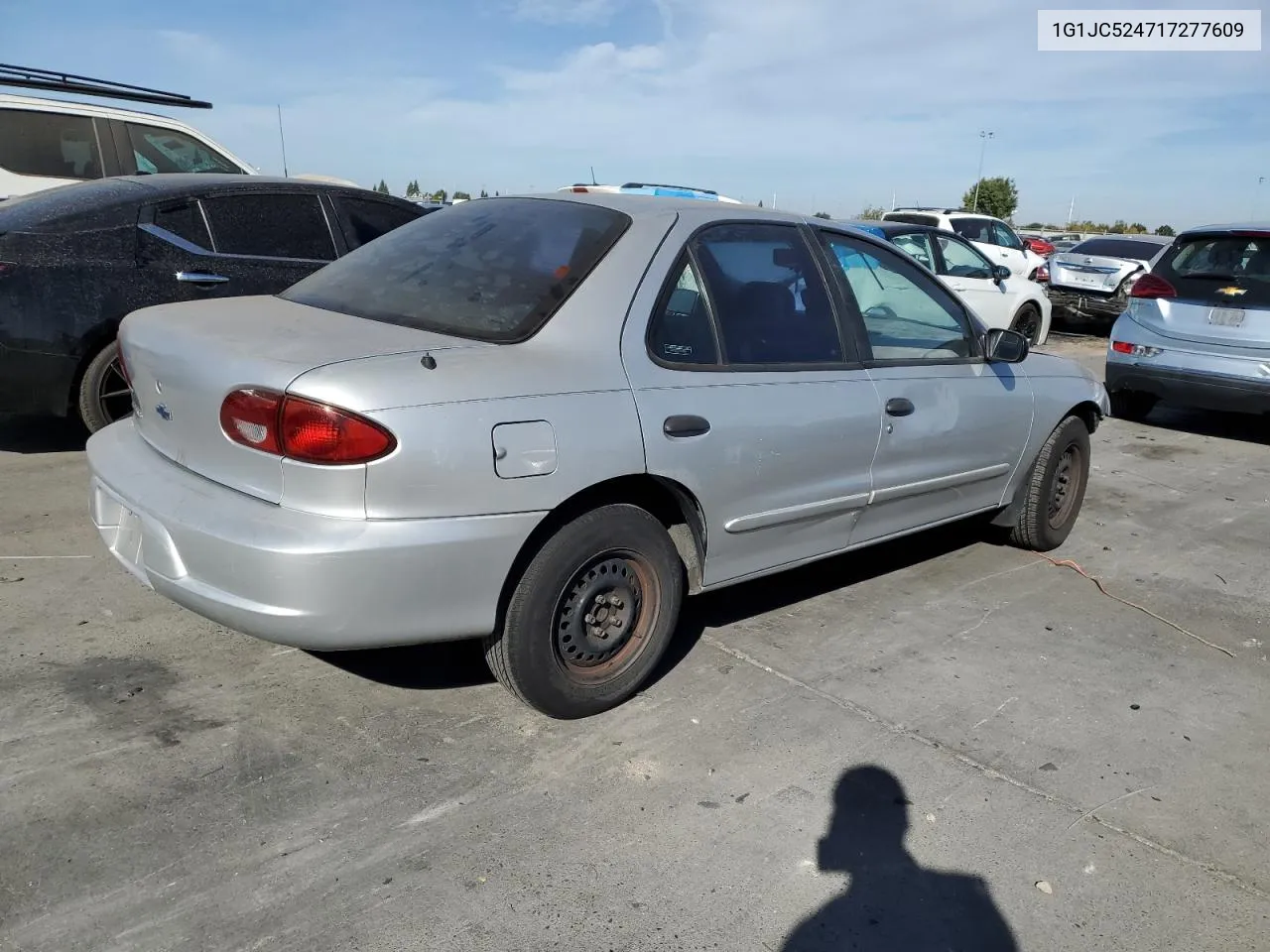 2001 Chevrolet Cavalier Base VIN: 1G1JC524717277609 Lot: 77075584