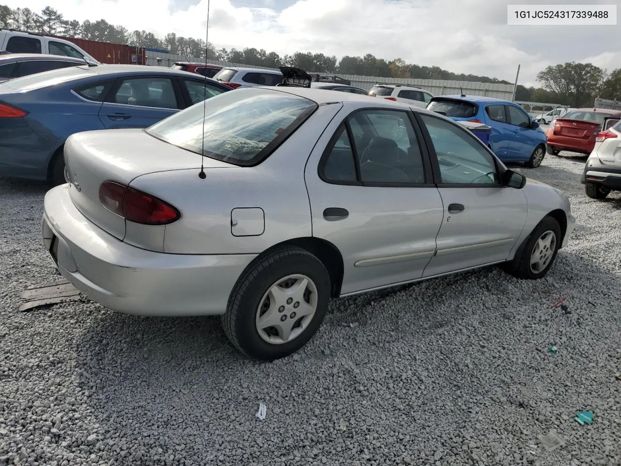 2001 Chevrolet Cavalier Base VIN: 1G1JC524317339488 Lot: 78397414