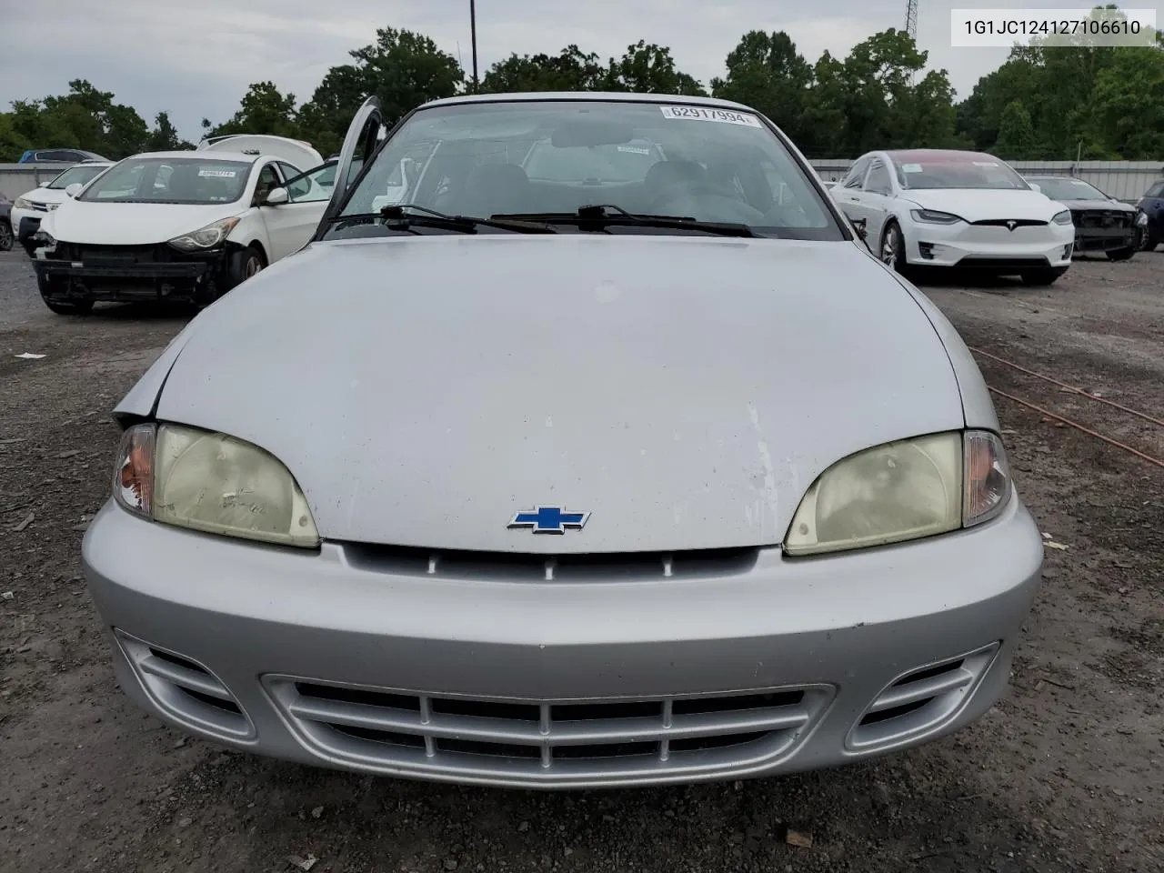 2002 Chevrolet Cavalier VIN: 1G1JC124127106610 Lot: 62917994