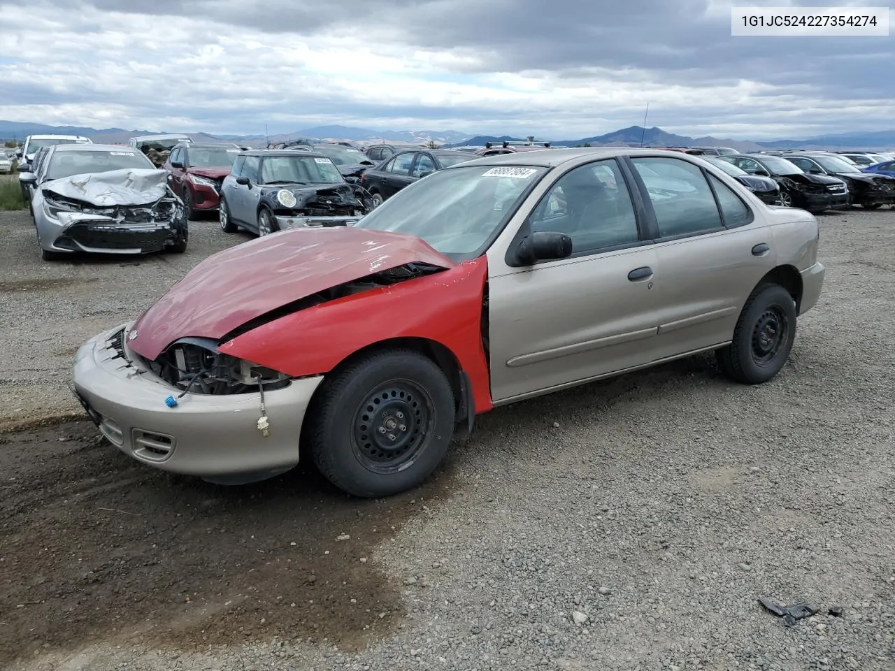 2002 Chevrolet Cavalier Base VIN: 1G1JC524227354274 Lot: 68887984