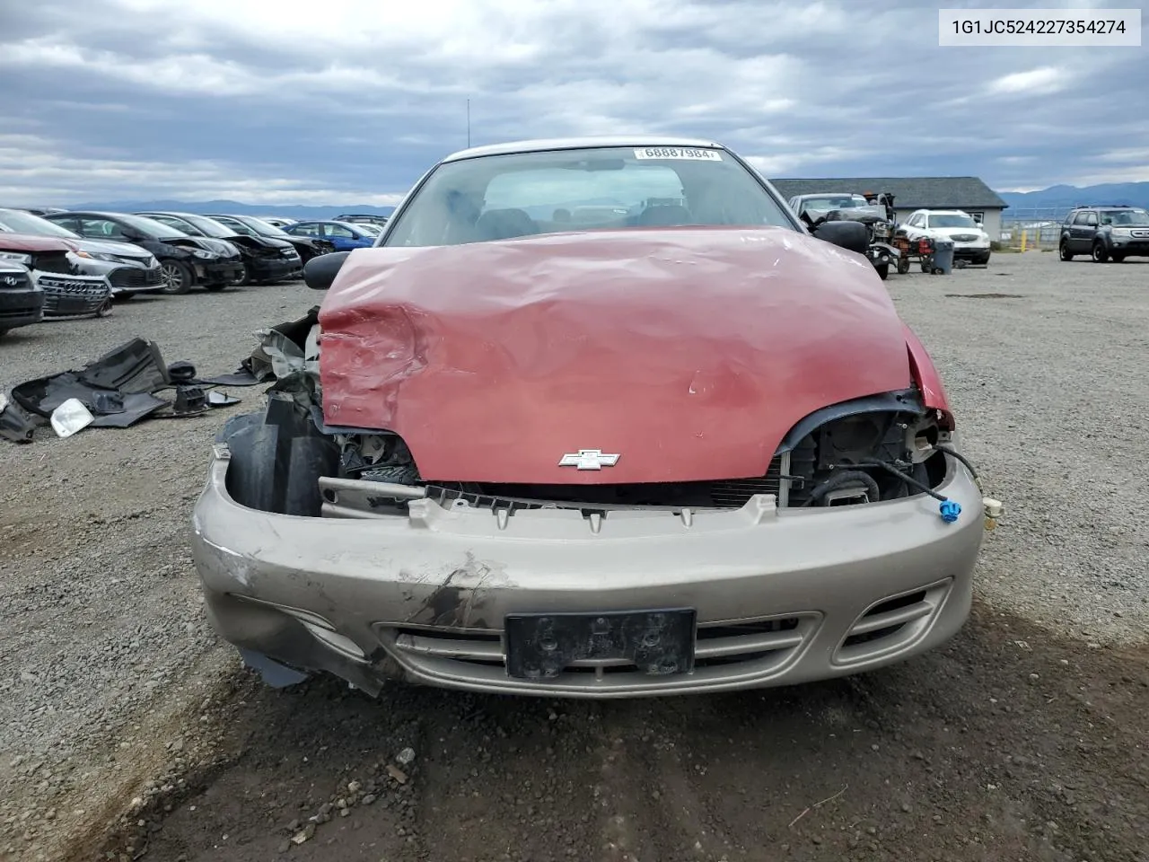 2002 Chevrolet Cavalier Base VIN: 1G1JC524227354274 Lot: 68887984