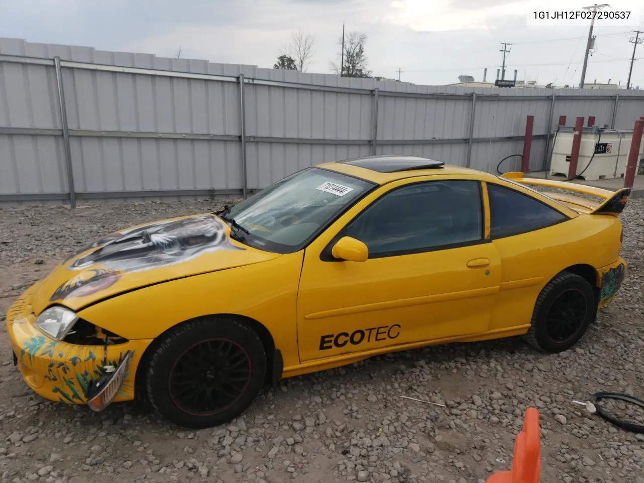 2002 Chevrolet Cavalier Ls Sport VIN: 1G1JH12F027290537 Lot: 71014444